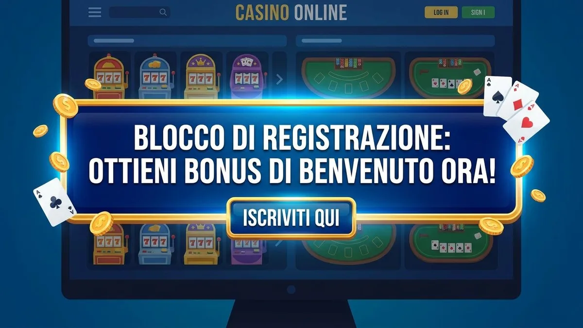 Registrazione con bonus